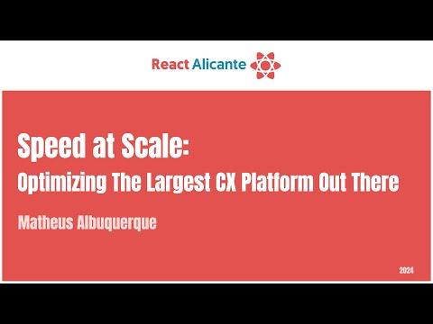 2024 09 21 27 MATHEUS ALBURQUERQUE - Speed at Scale: Optimizing The Largest CX Platform Out There