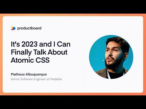 It's 2023 and I Can Finally Talk About Atomic CSS - Matheus Albuquerque