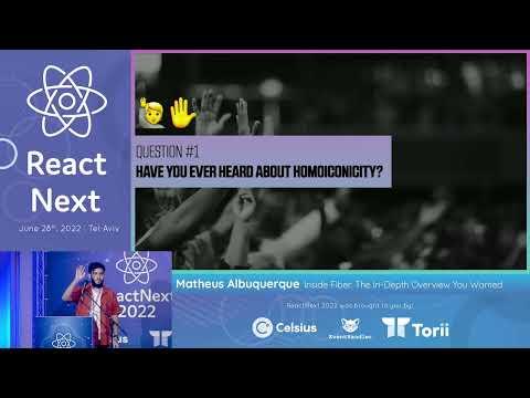 Matheus Albuquerque @ ReactNext 22 - Inside Fiber: the in-depth overview you wanted